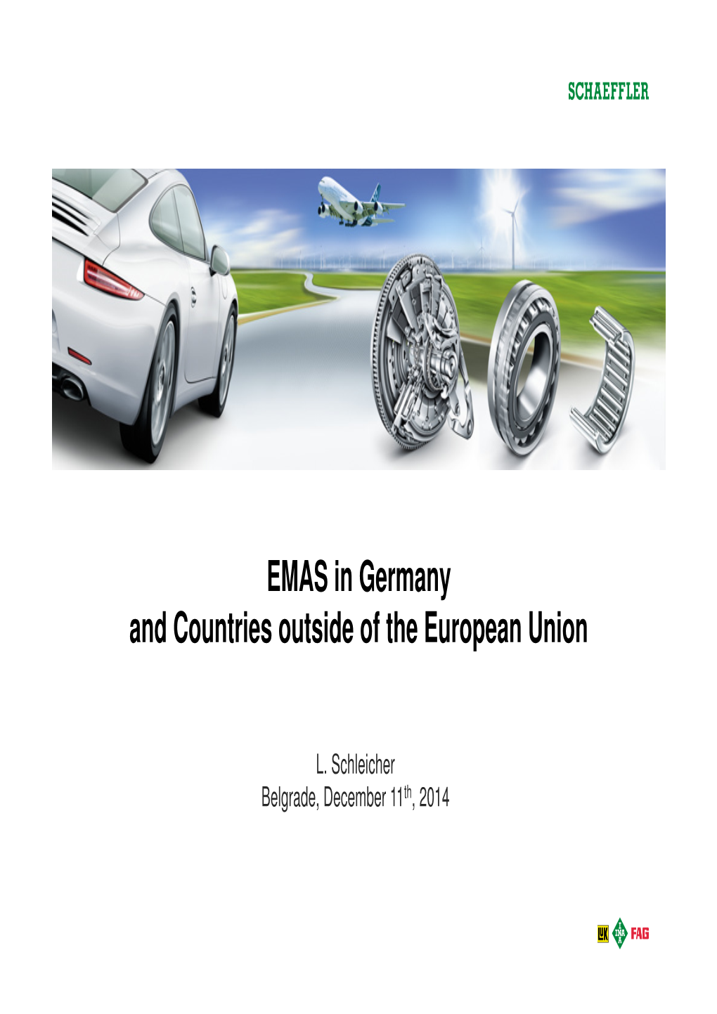 EMAS in Germany and Countries Outside of the European Union