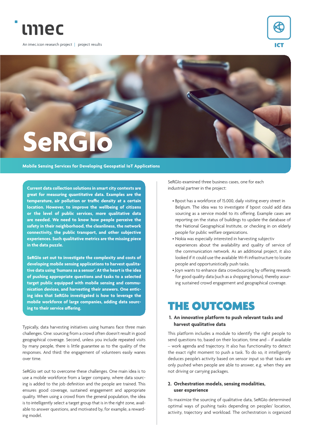 Sergio Mobile Sensing Services for Developing Geospatial Iot Applications