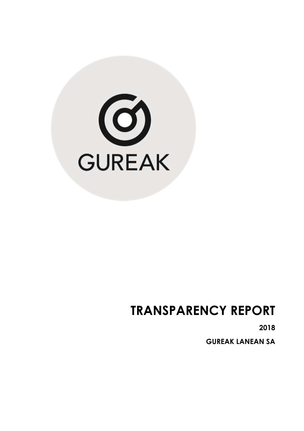 2018 Informe De Transparencia En