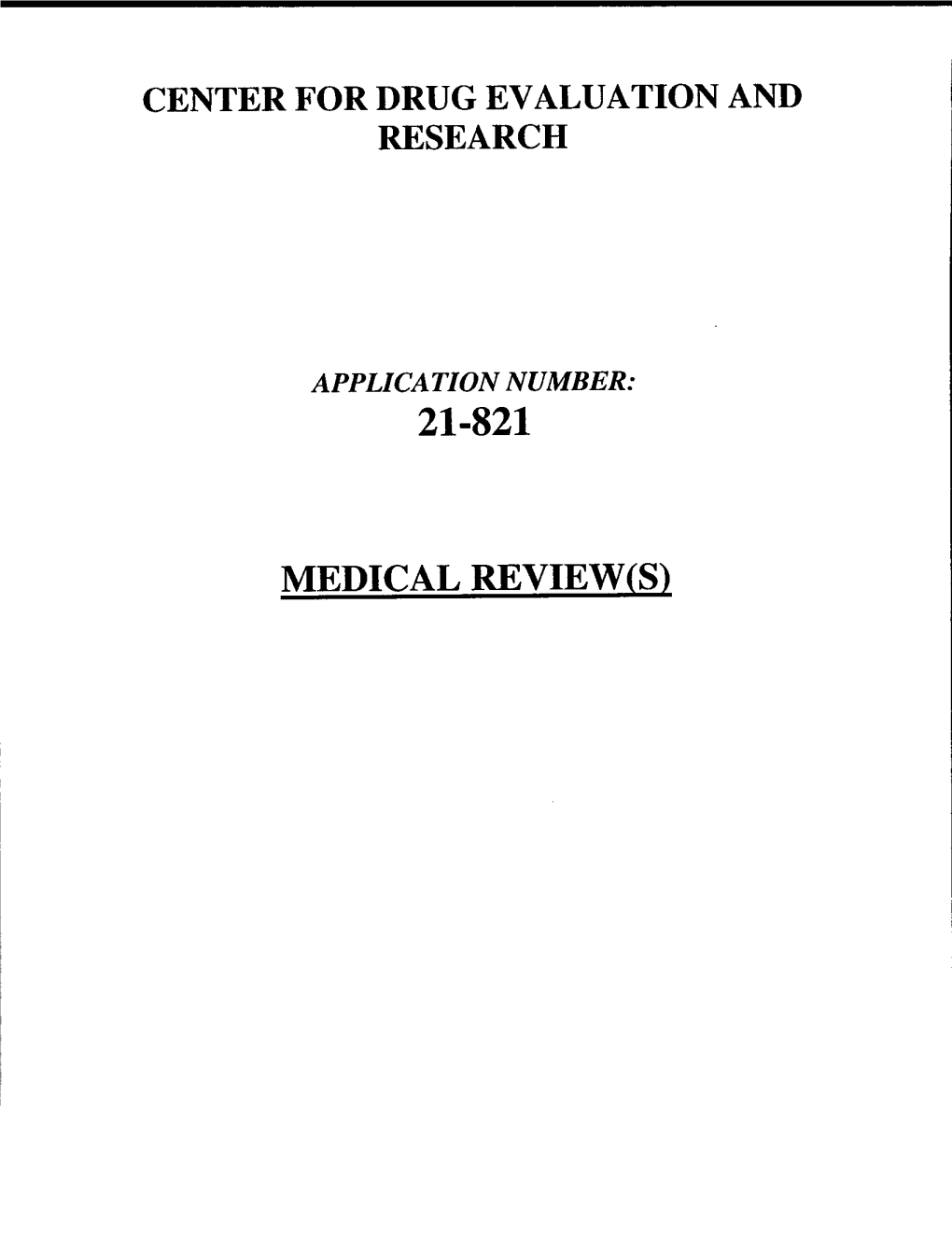 Medical Review(S)