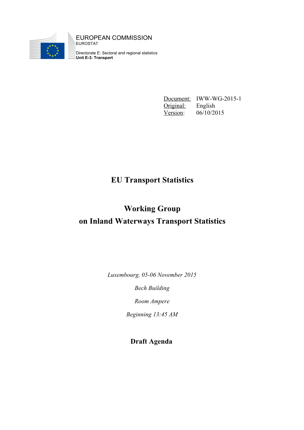 On Inland Waterways Transport Statistics