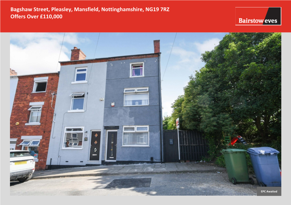Bagshaw Street, Pleasley, Mansfield, Nottinghamshire, NG19 7RZ Offers Over £110,000