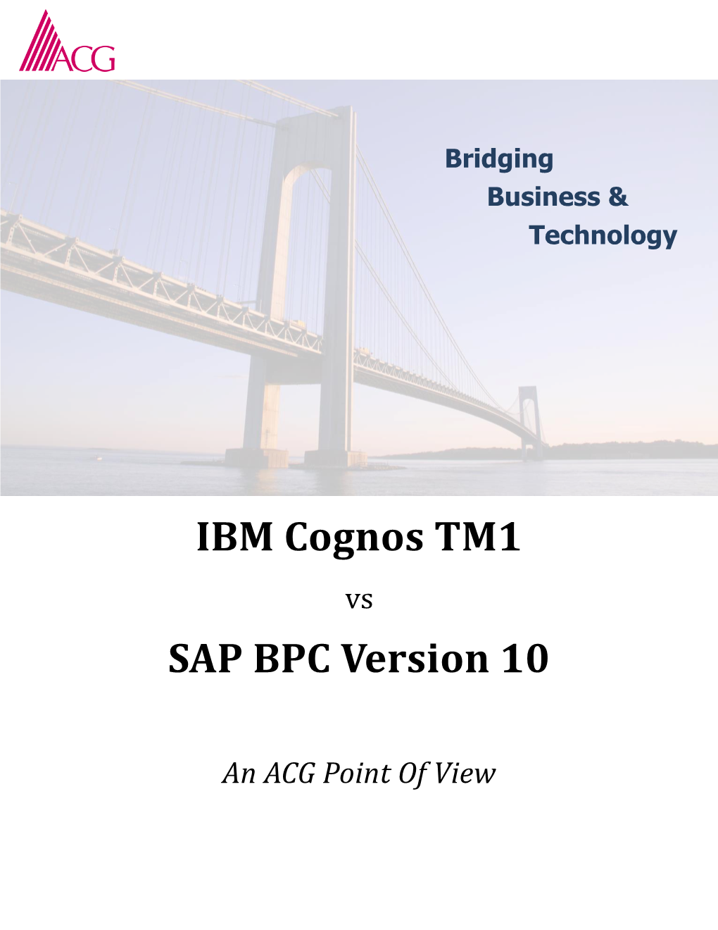 IBM Cognos TM1 SAP BPC Version 10