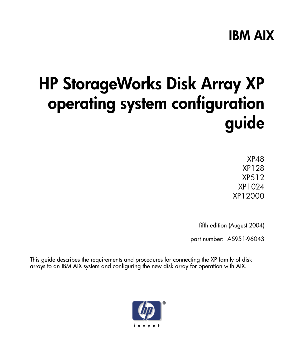 HP Storage Works Operating System Configuration Guide: IBM