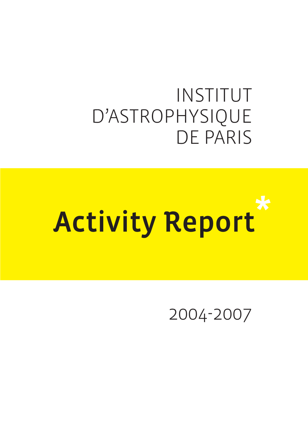 Activity Report