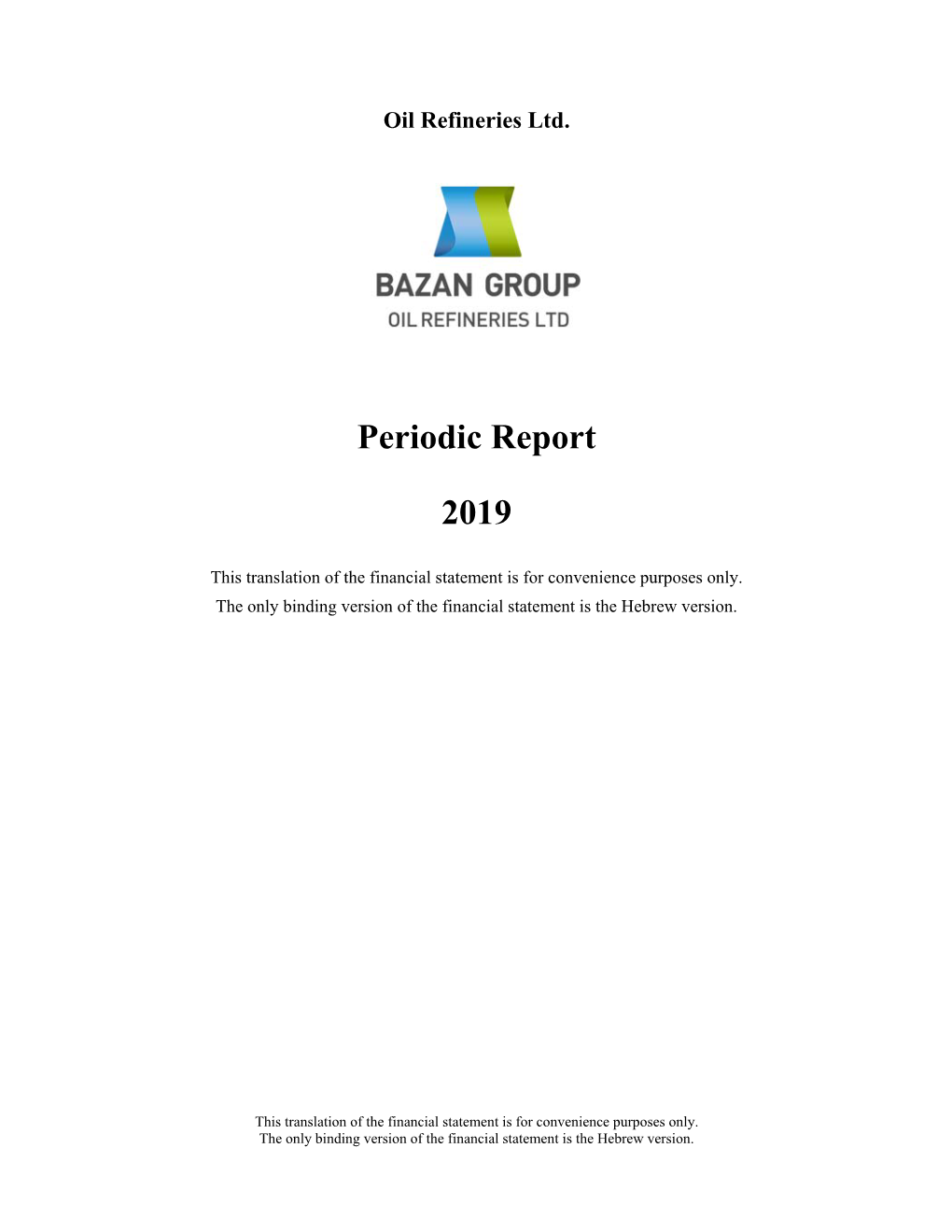 Periodic Report 2019