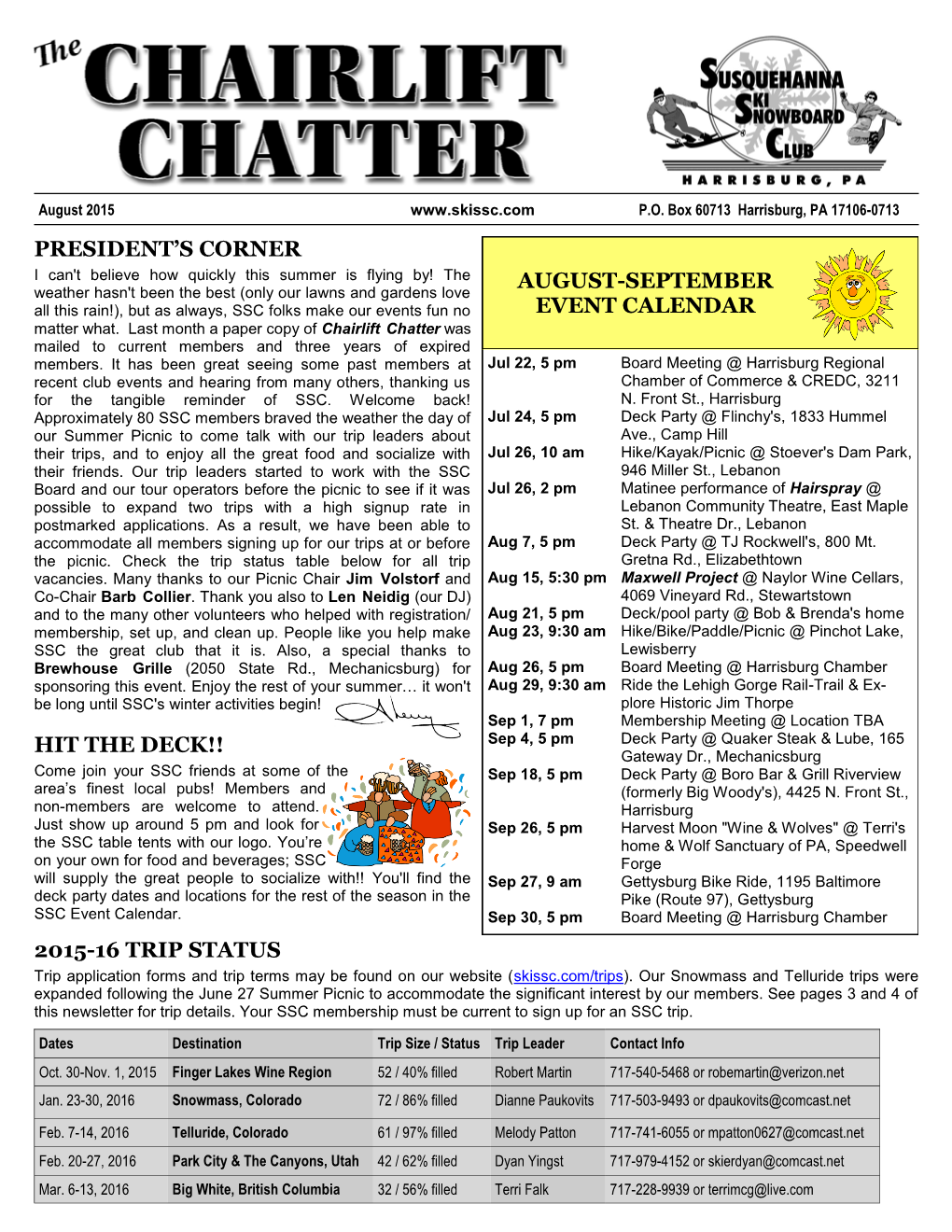 Chairlift Chatter November 2011