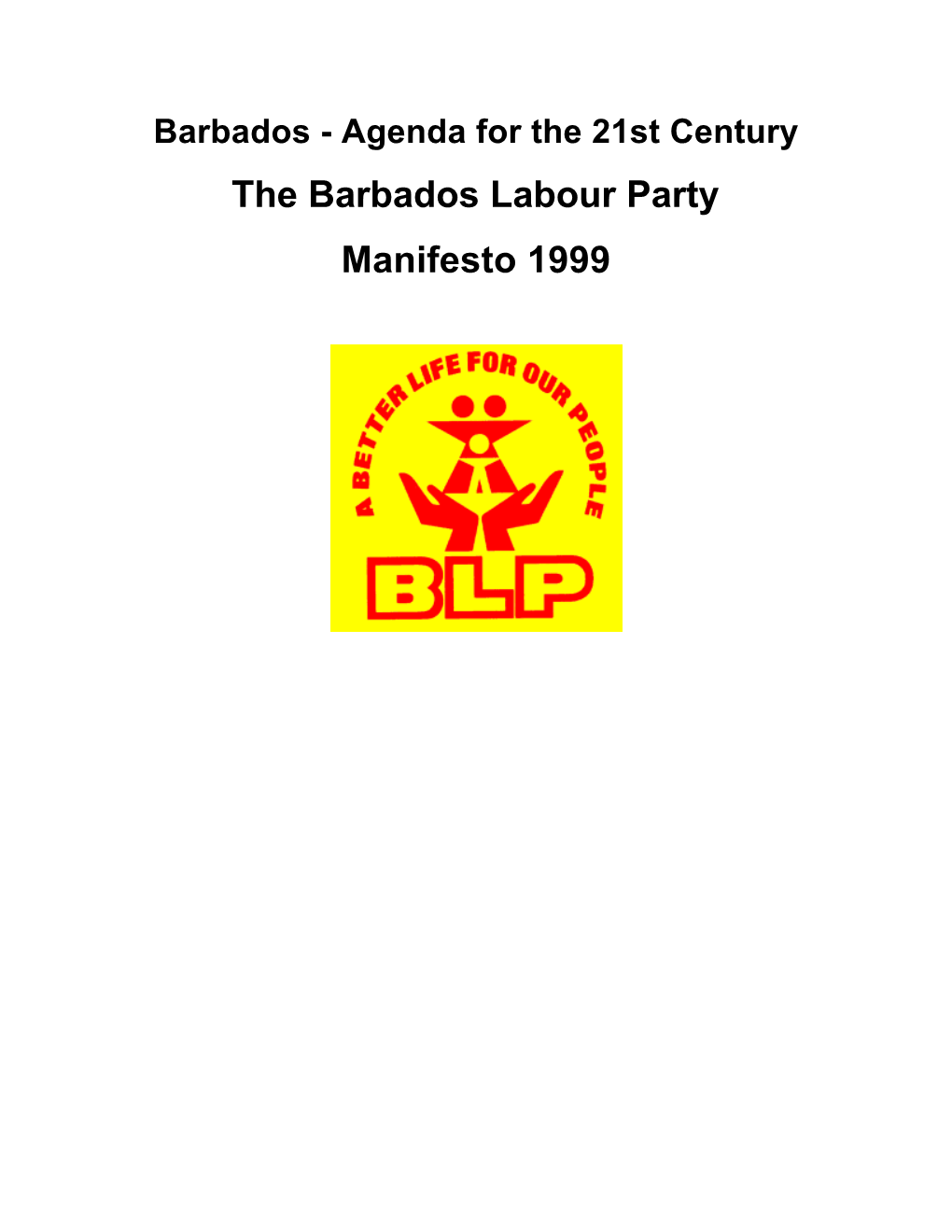 BLP Manifesto 1999