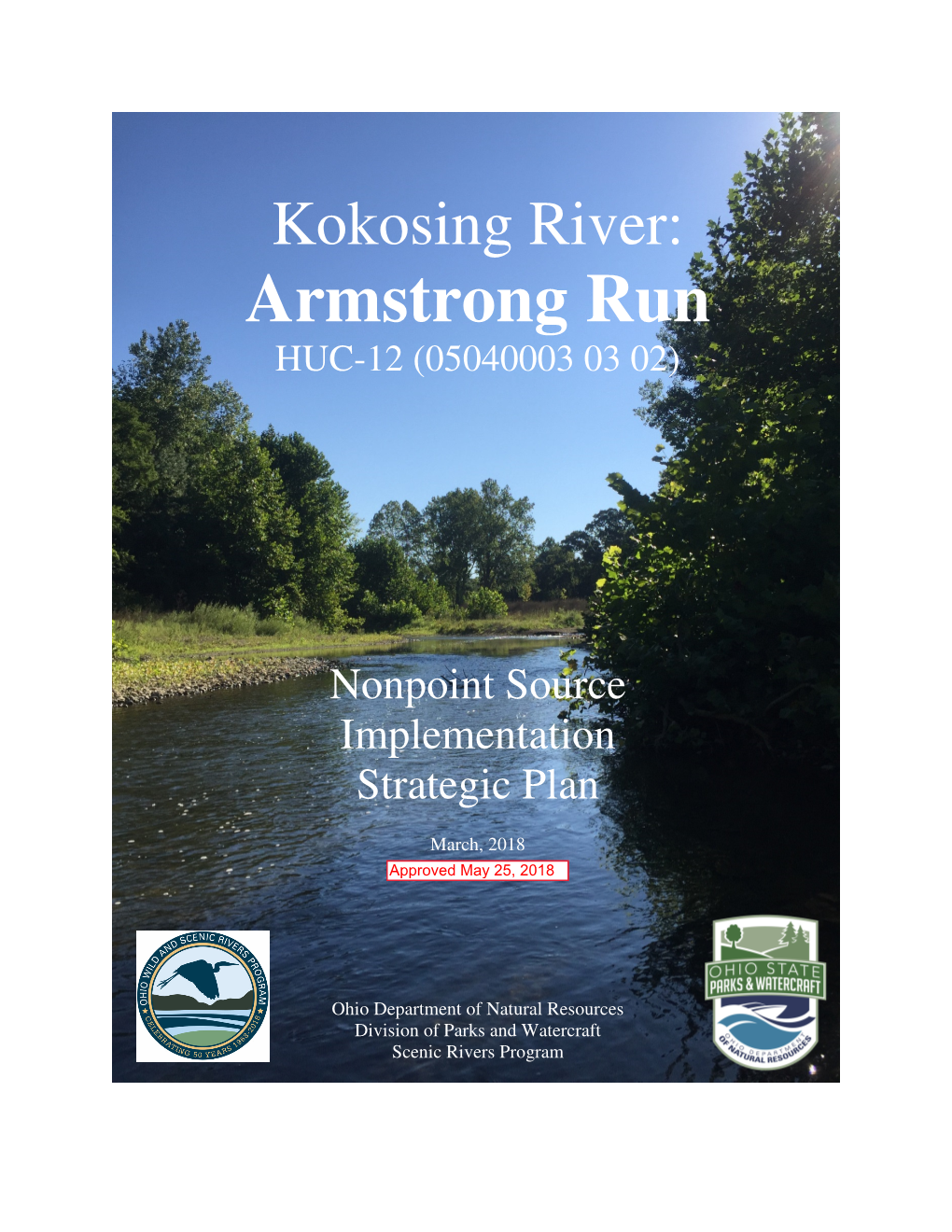 Armstrong Run Approved Nonpoint Source Implementation Strategic Plan
