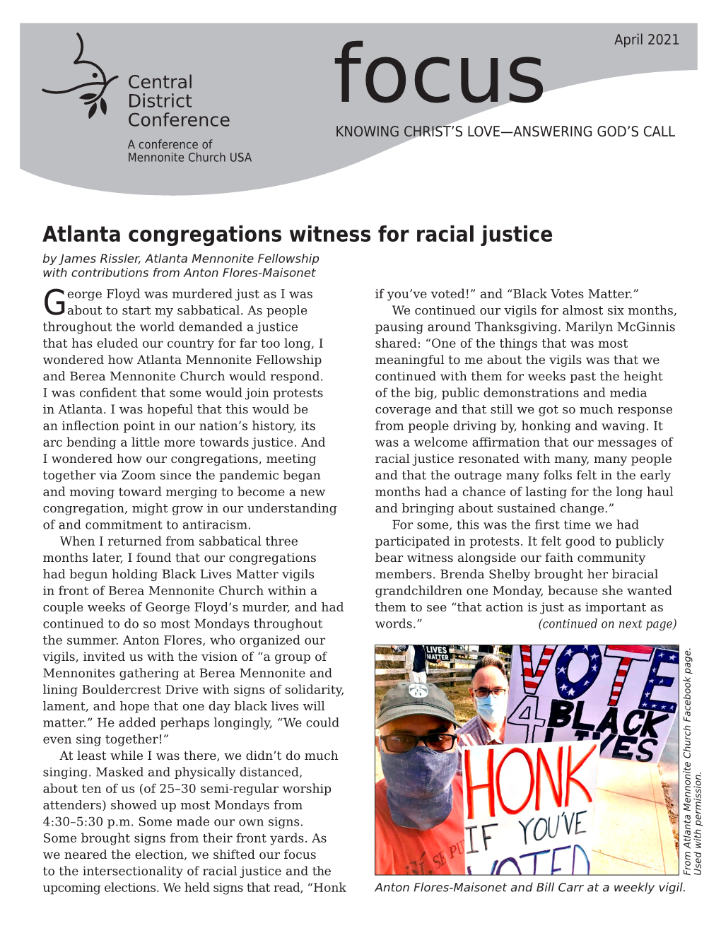 Atlanta Congregations Witness for Racial Justice