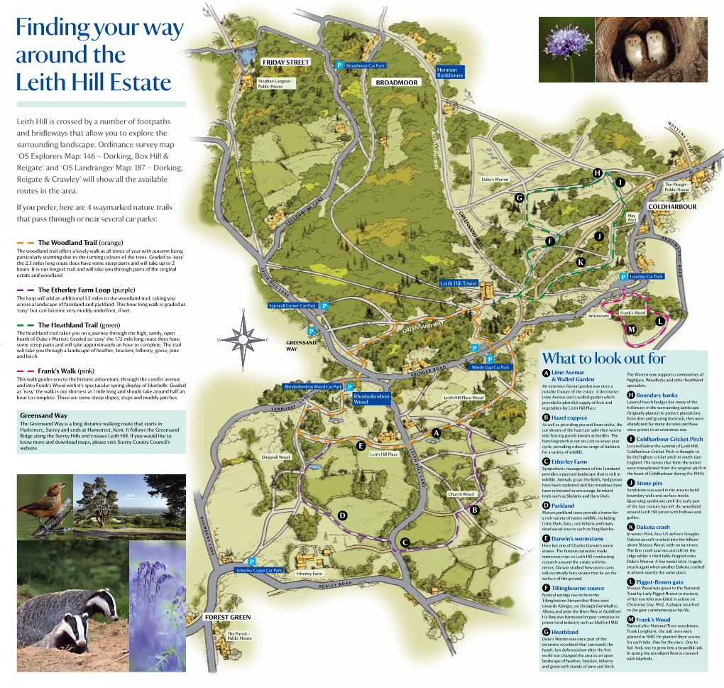 Finding Your Way Around the Leith Hill Estate