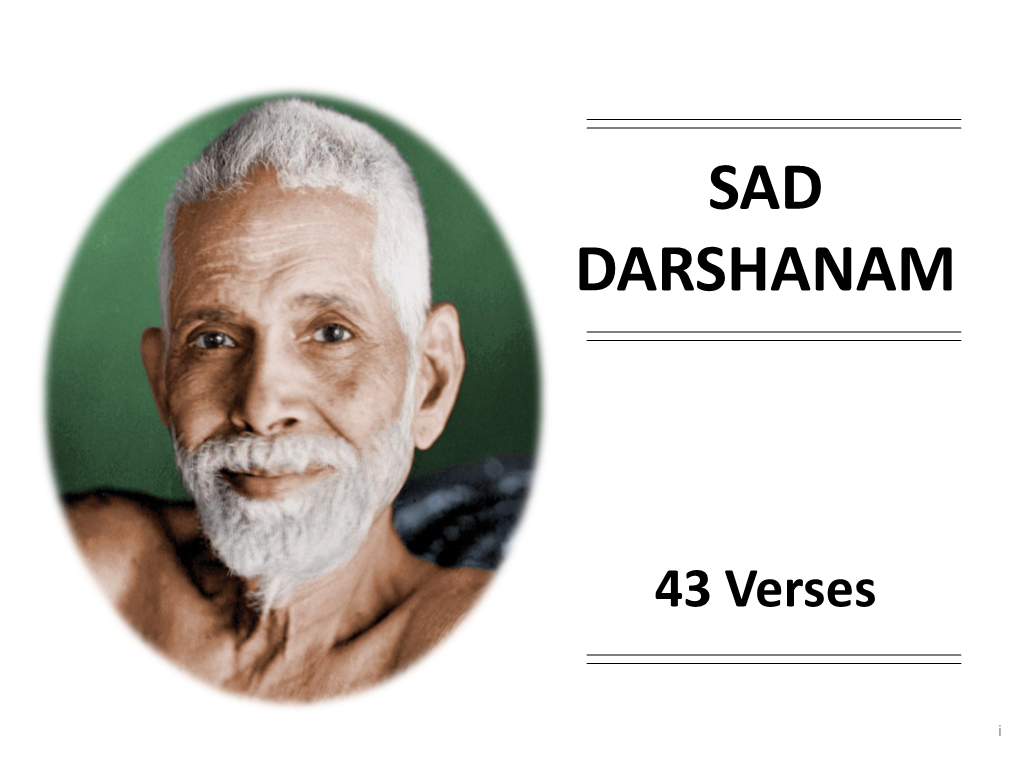 Sad Darshanam