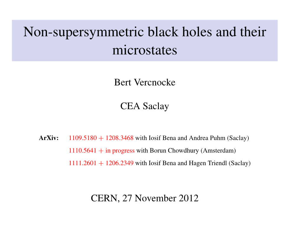 Non-Supersymmetric Black Holes and Their Microstates