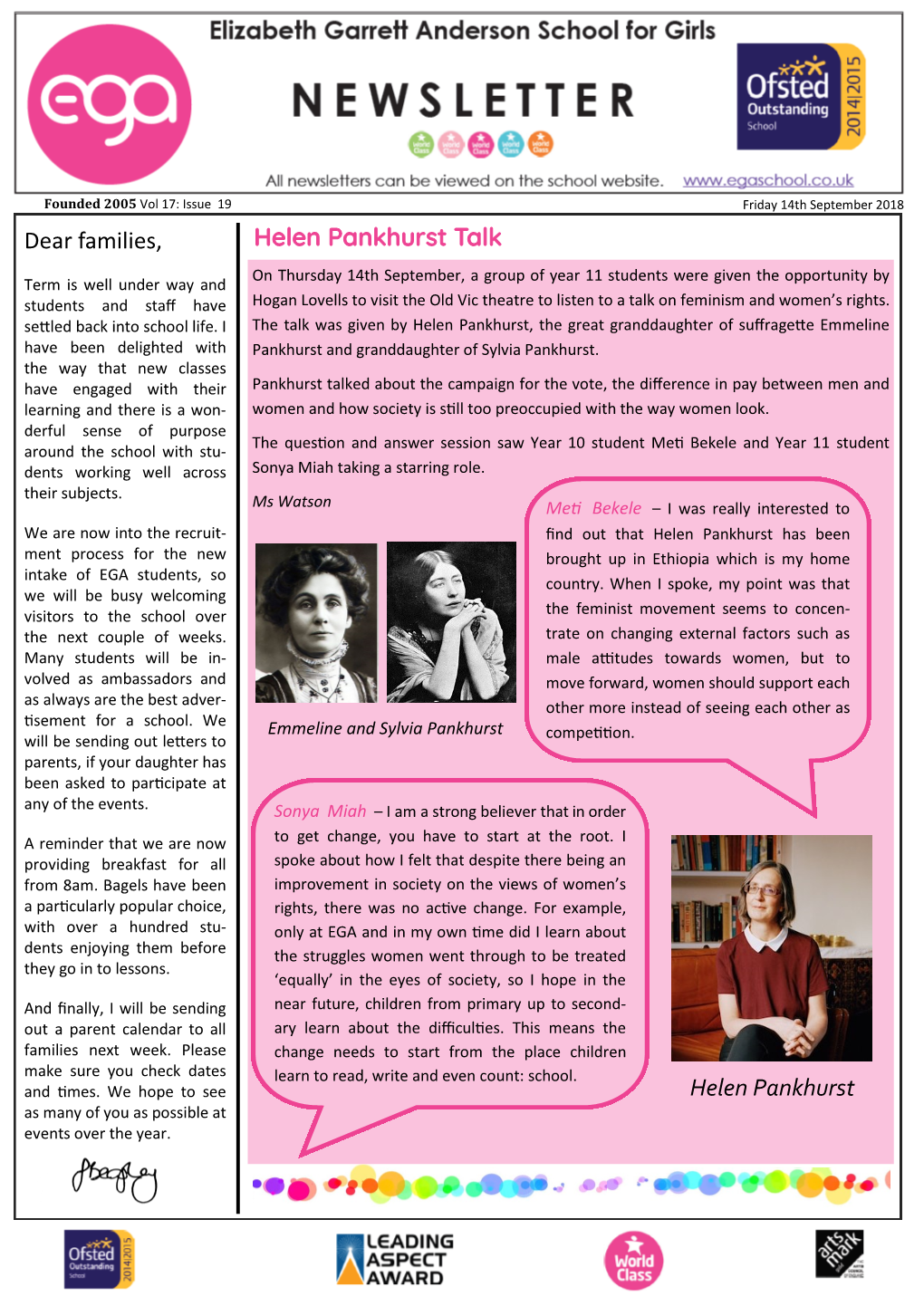 Helen Pankhurst Talk