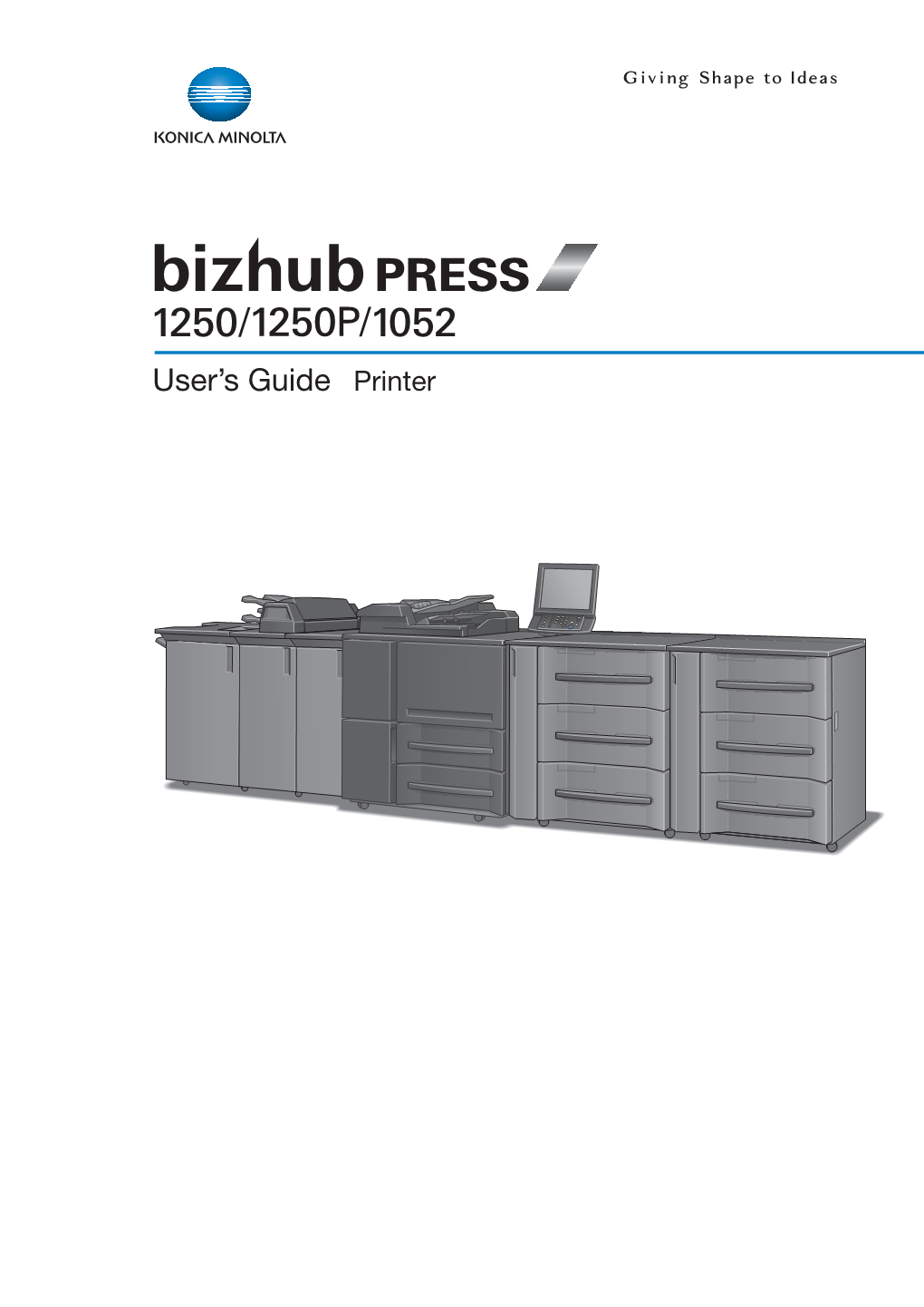 Bizhub PRESS 1052/1250/1250P Printer User Guide