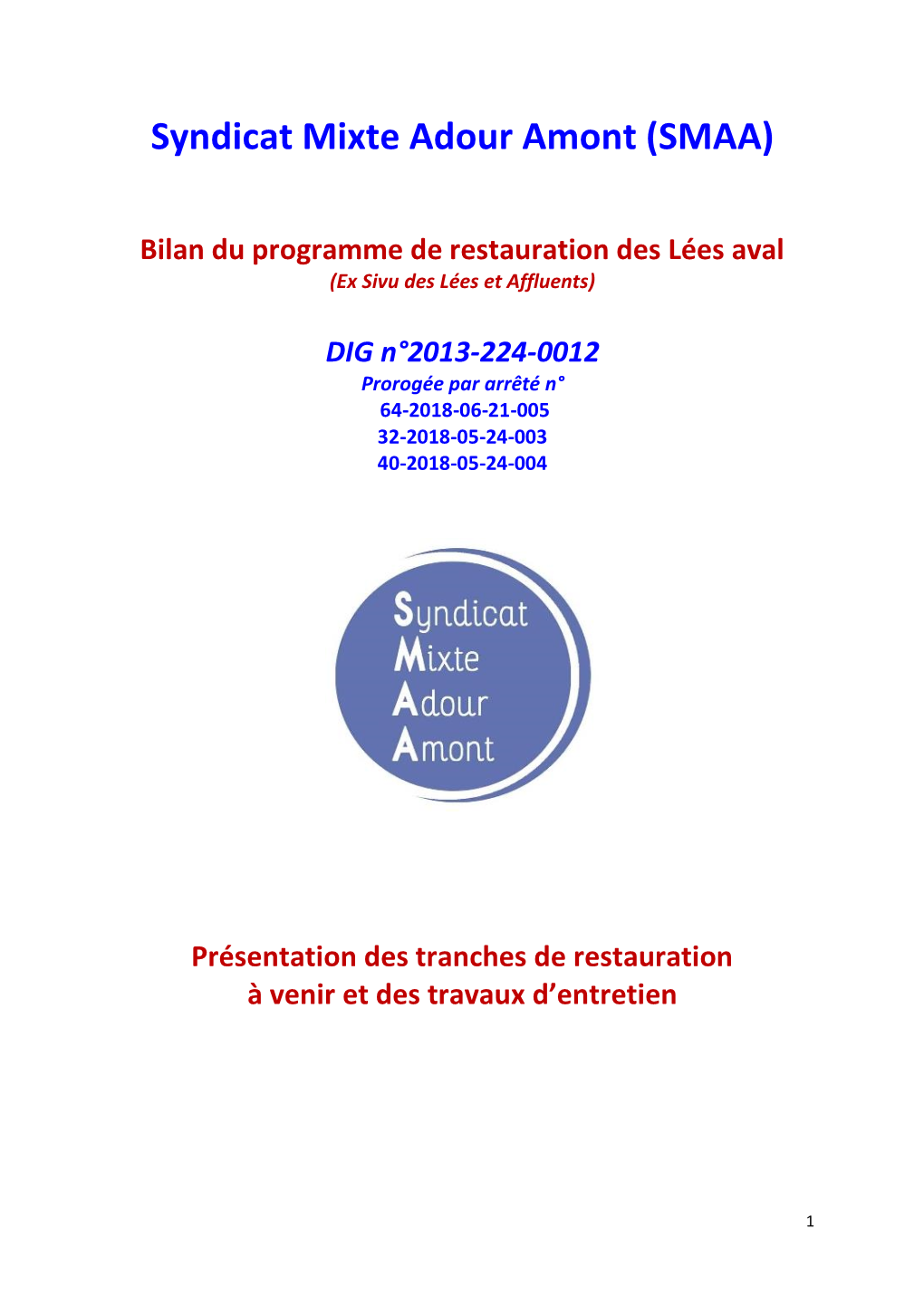 Syndicat Mixte Adour Amont (SMAA)