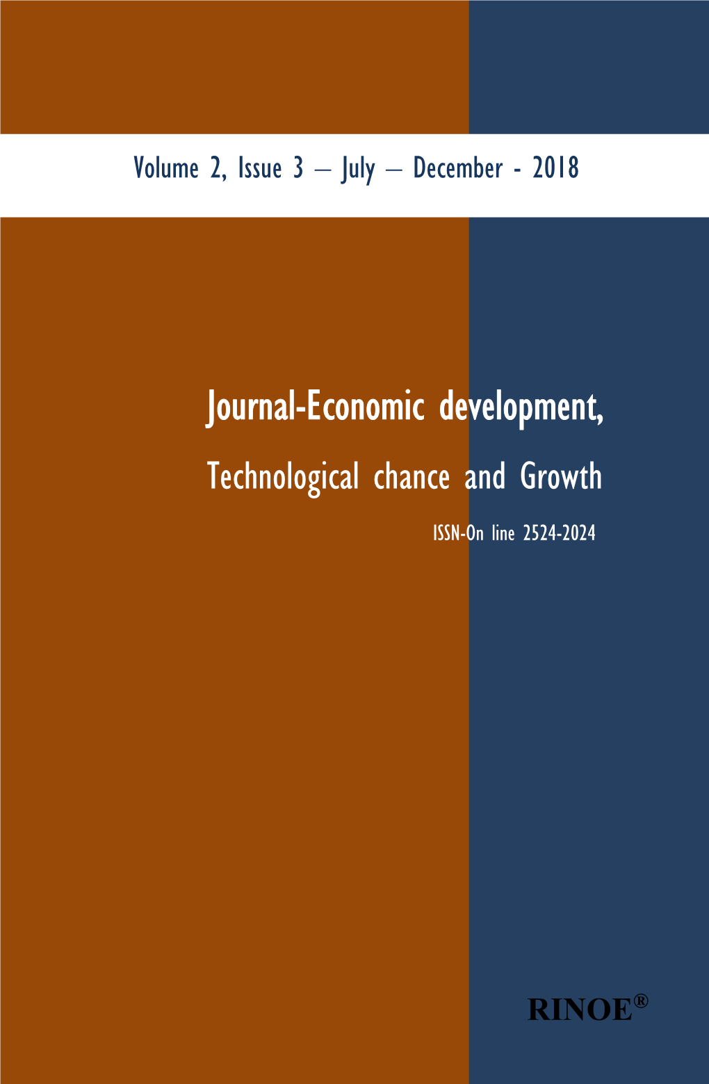 Journal-Economic Development, Technological Chance and Growth