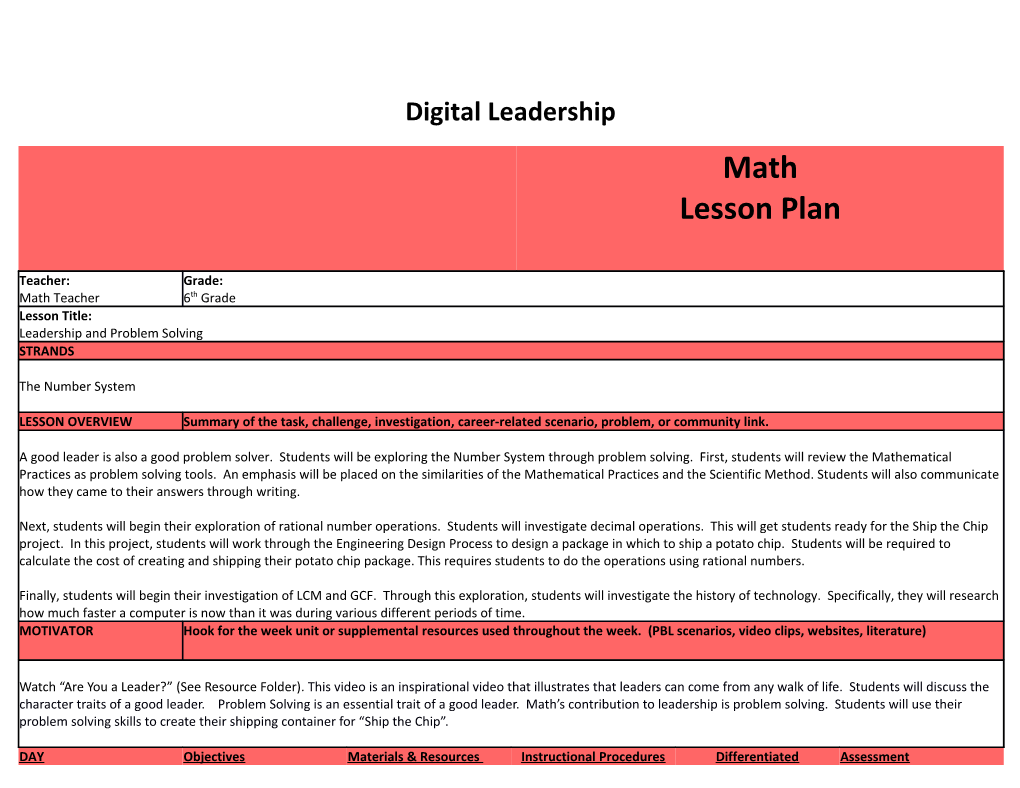 Digital Leadership