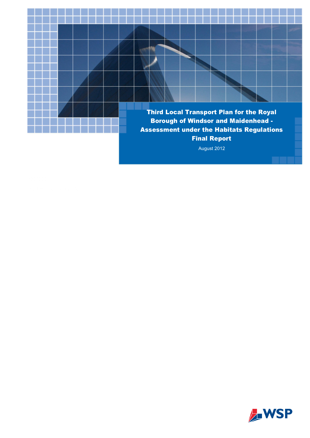 Local Transport Plan for the Royal Borough of Windsor and Maidenhead