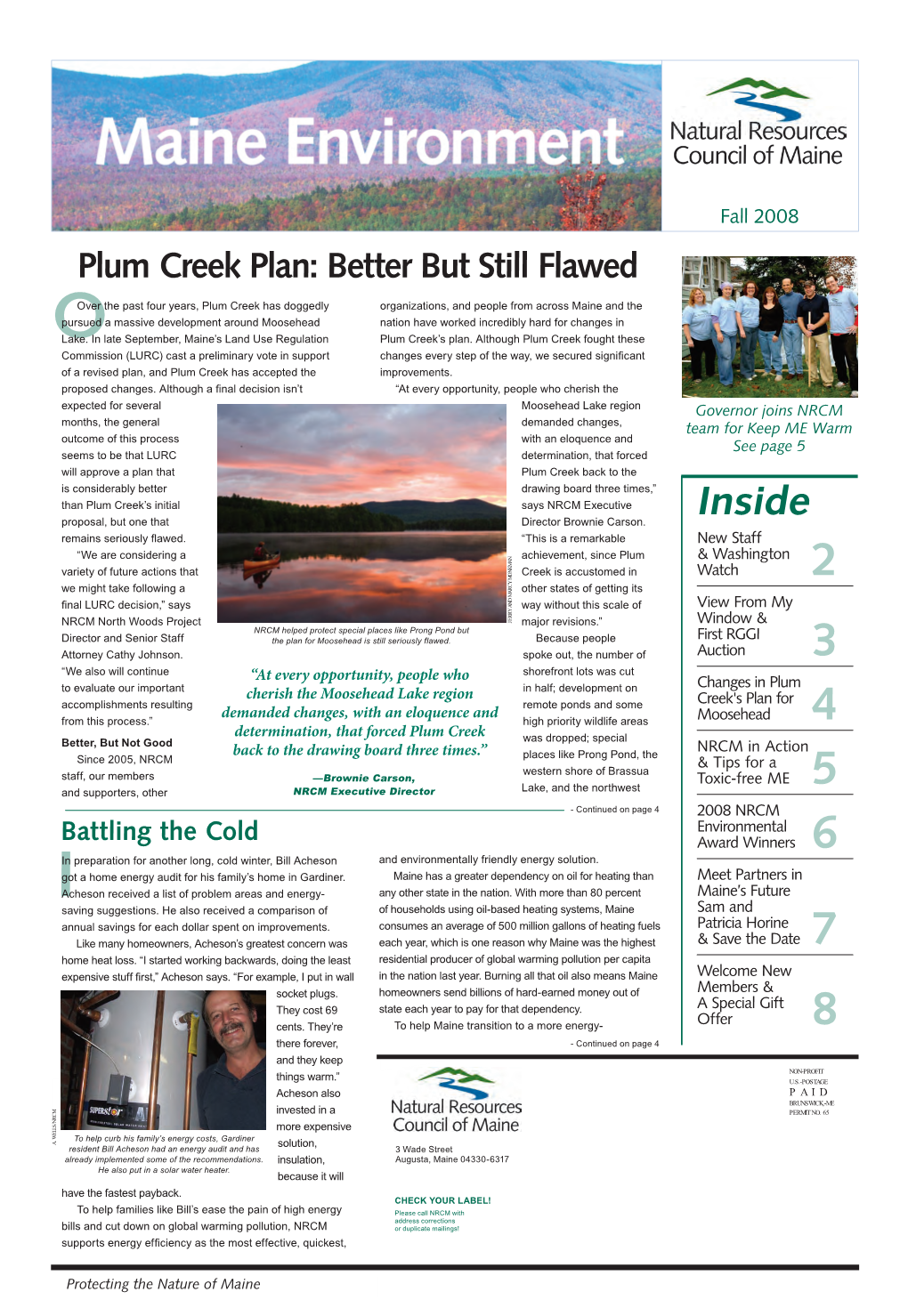 Nrcm Fall 08 Newsletter II.Indd