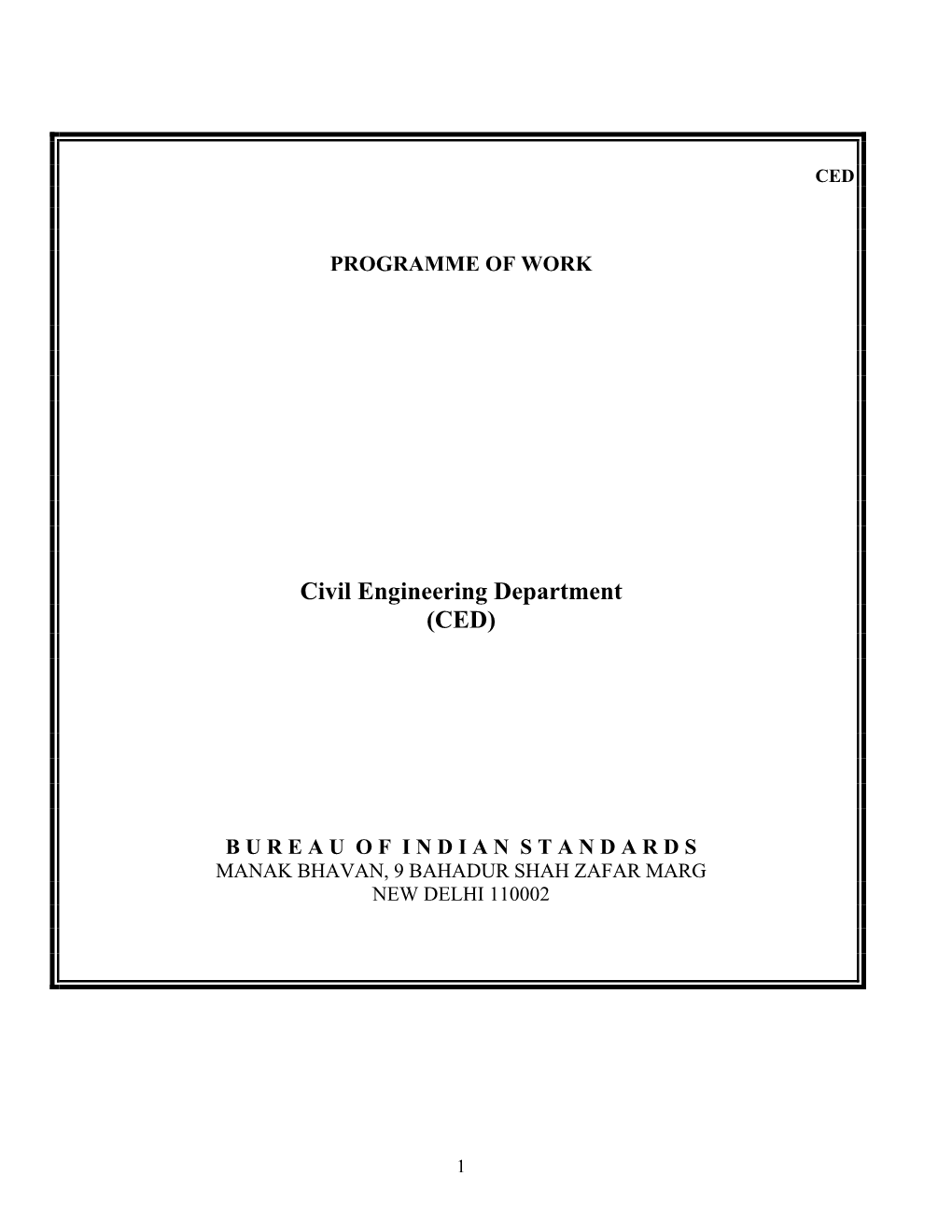 Civil Engineering Department (CED)