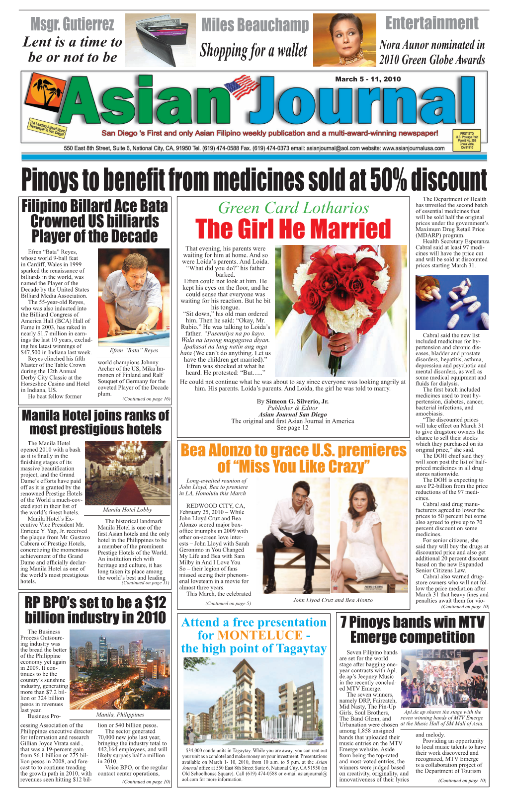 Pinoys to Benefit from Medicines Sold at 50% Discount