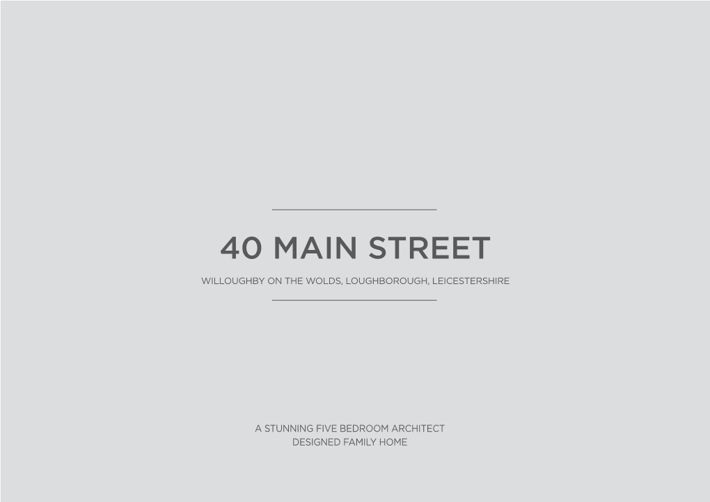 40 Main Street