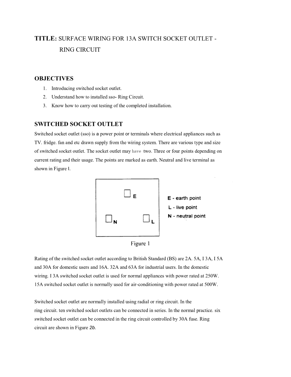 Title: Surface Wiring for 13A Switch Socket Outlet