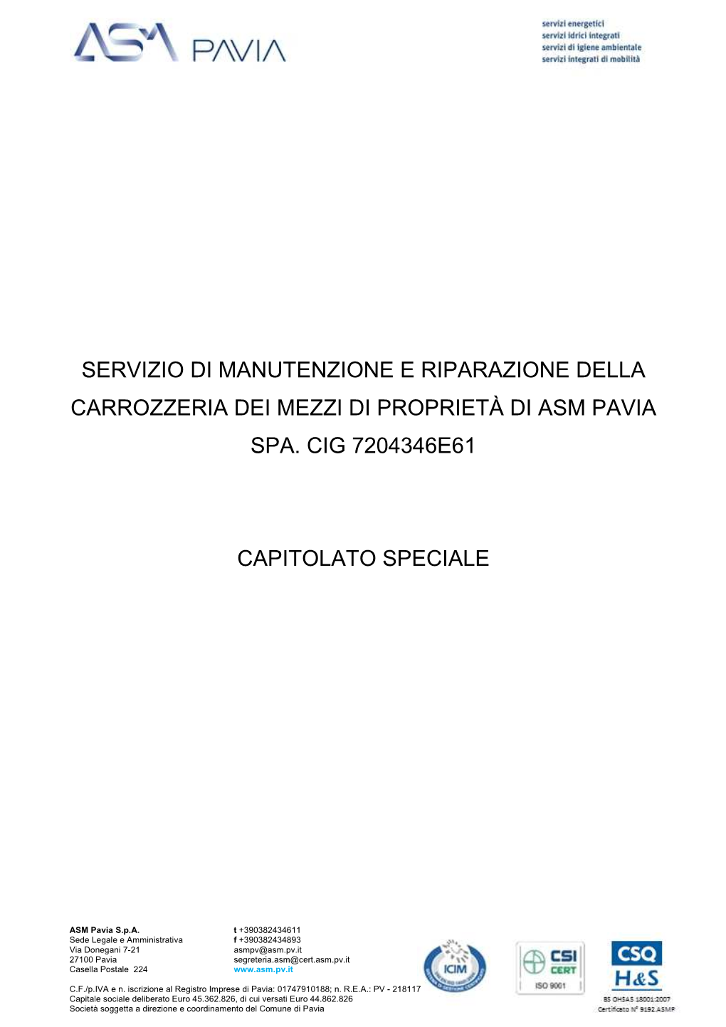 DOC.2- Capitolato CARROZZERIE