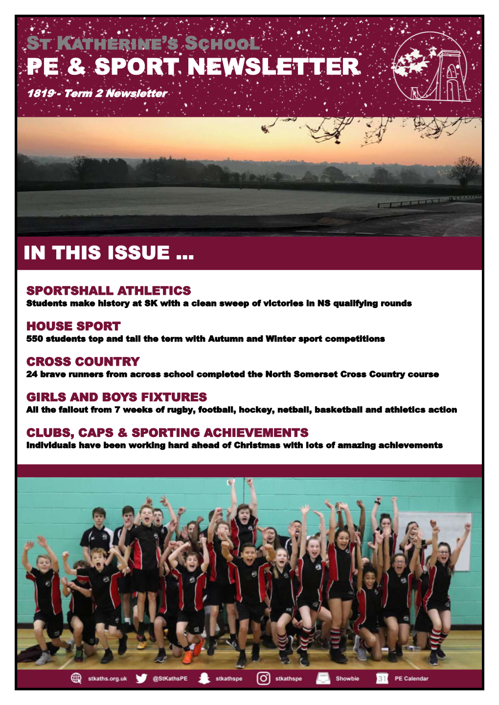 Pe & Sport Newsletter