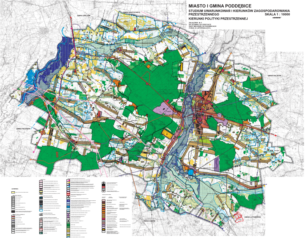 LEGENDA STACJE TRANSFORMATOROWO-ROZDZIELCZE (GPZ 110/15 Kv ) OBSZARY PROBLEMOWE