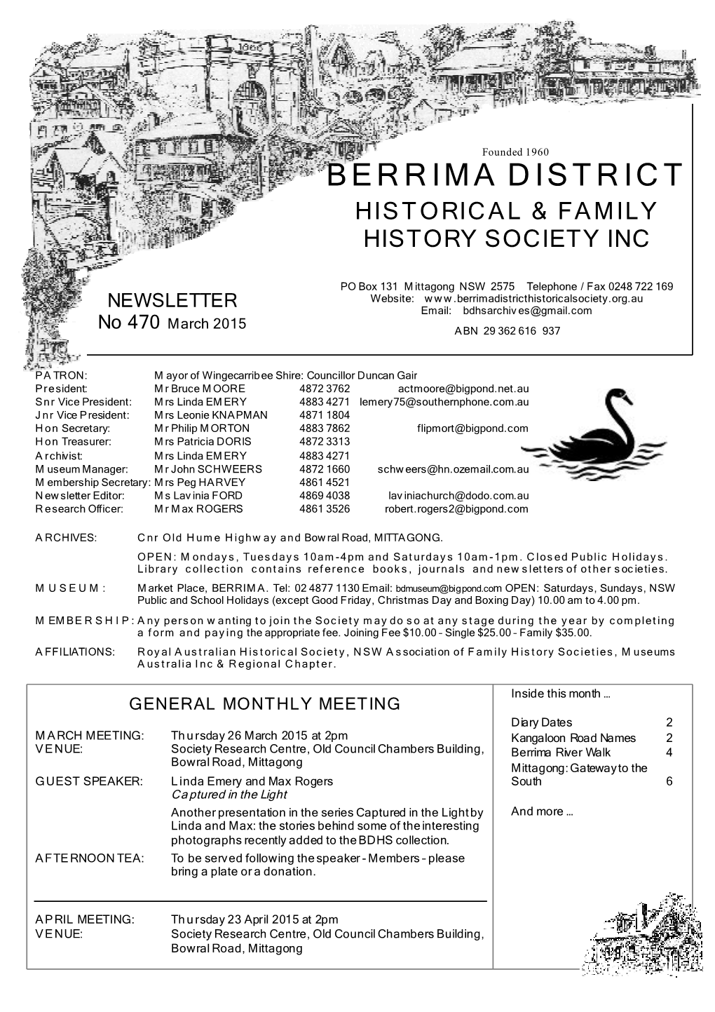 Berrima District Historical & Family History Society Inc