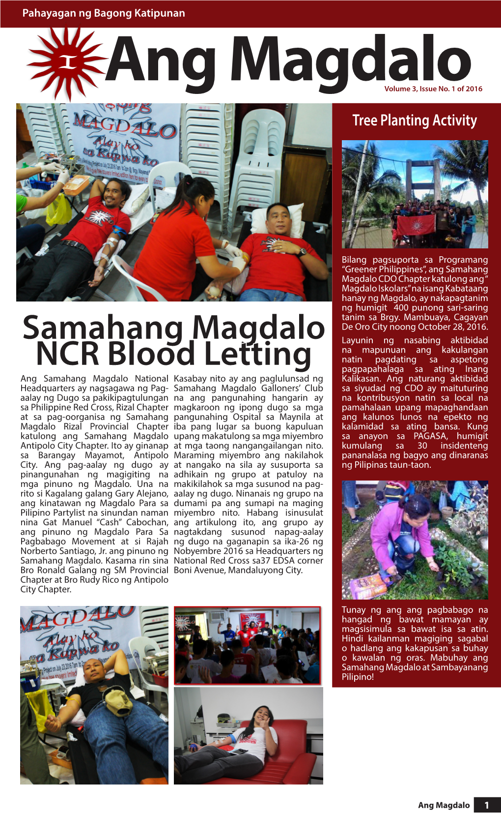 Samahang Magdalo NCR Blood Letting