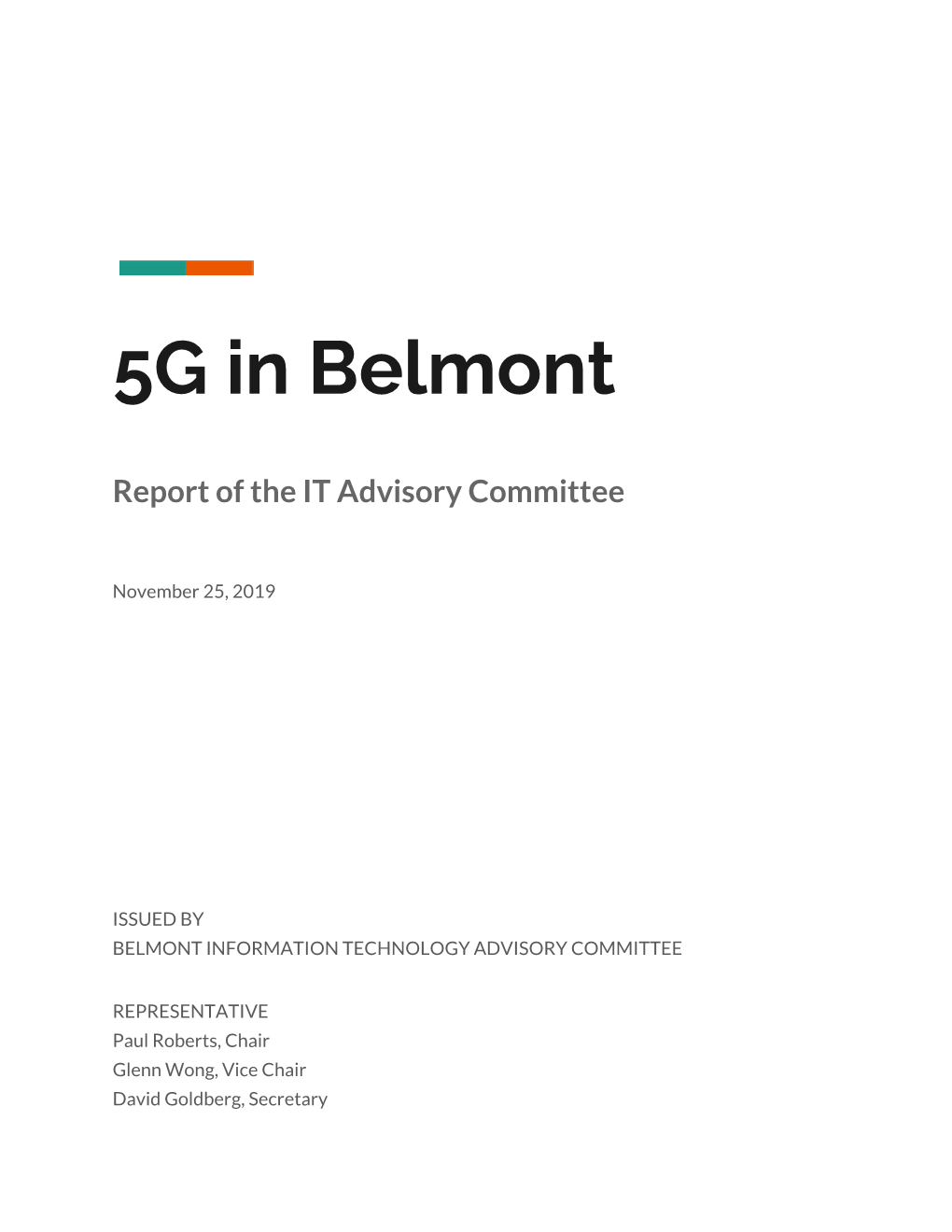 5G in Belmont