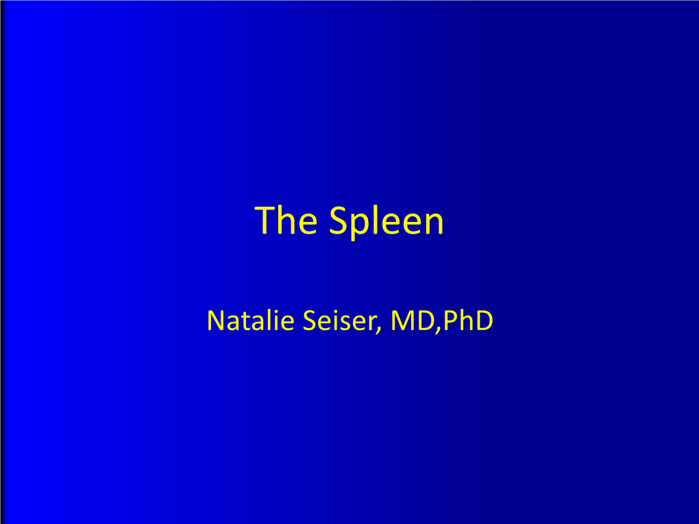 The Spleen.Pdf