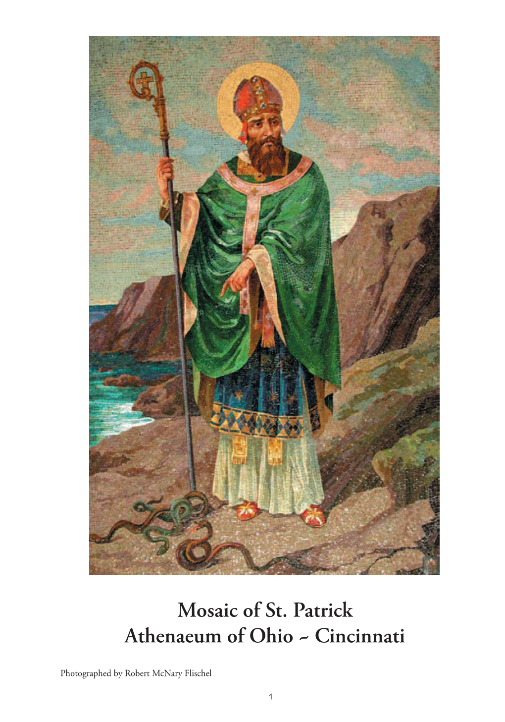 Mosaic of St. Patrick Athenaeum of Ohio ~ Cincinnati