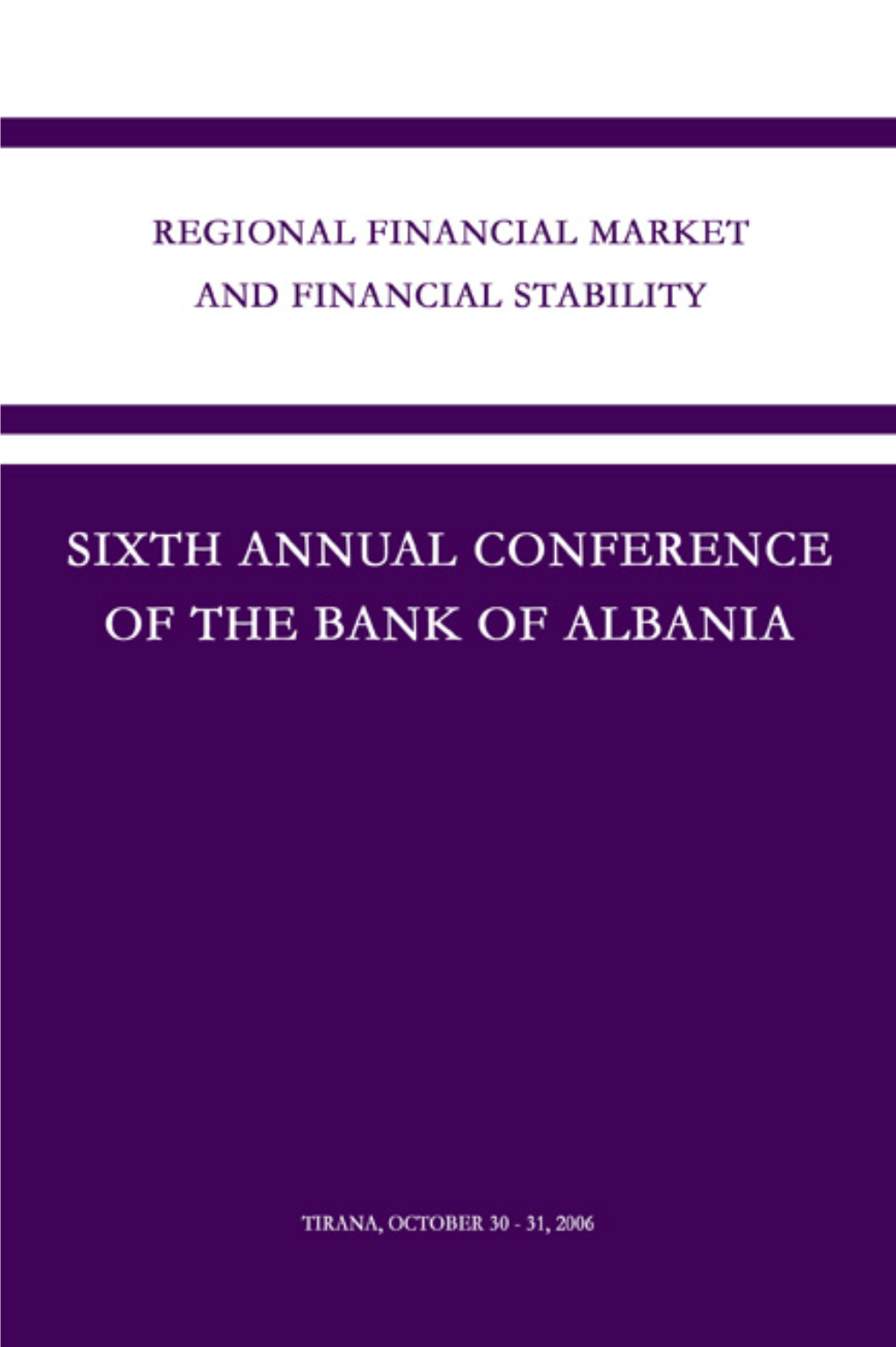 Regional Financial Market and Financial Stability