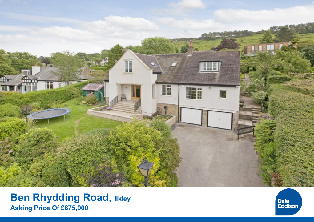 Ben Rhydding Road, Ilkley Asking Price of £875,000 Lanshawe Cottage 42 Ben Rhydding Road Ilkley LS29 8RL