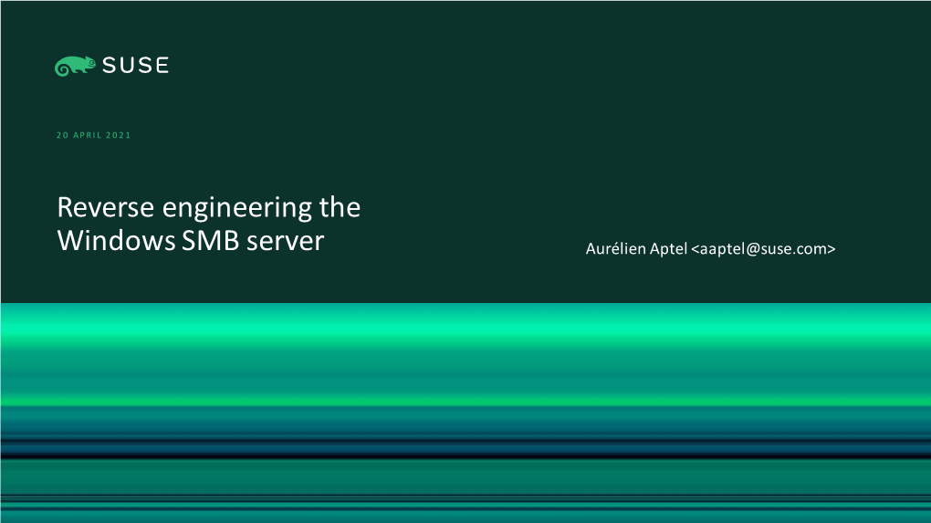Reverse Engineering the Windows SMB Server