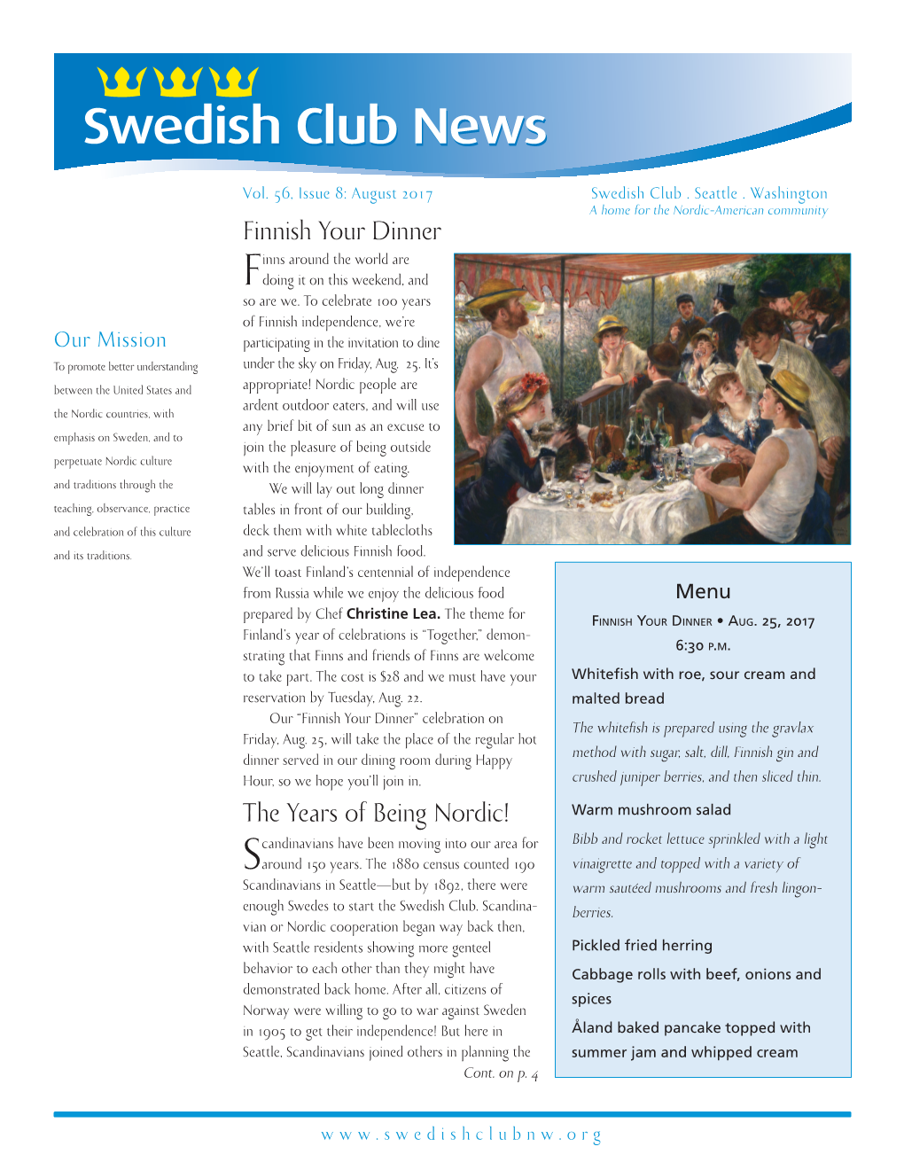 Swedish Club News