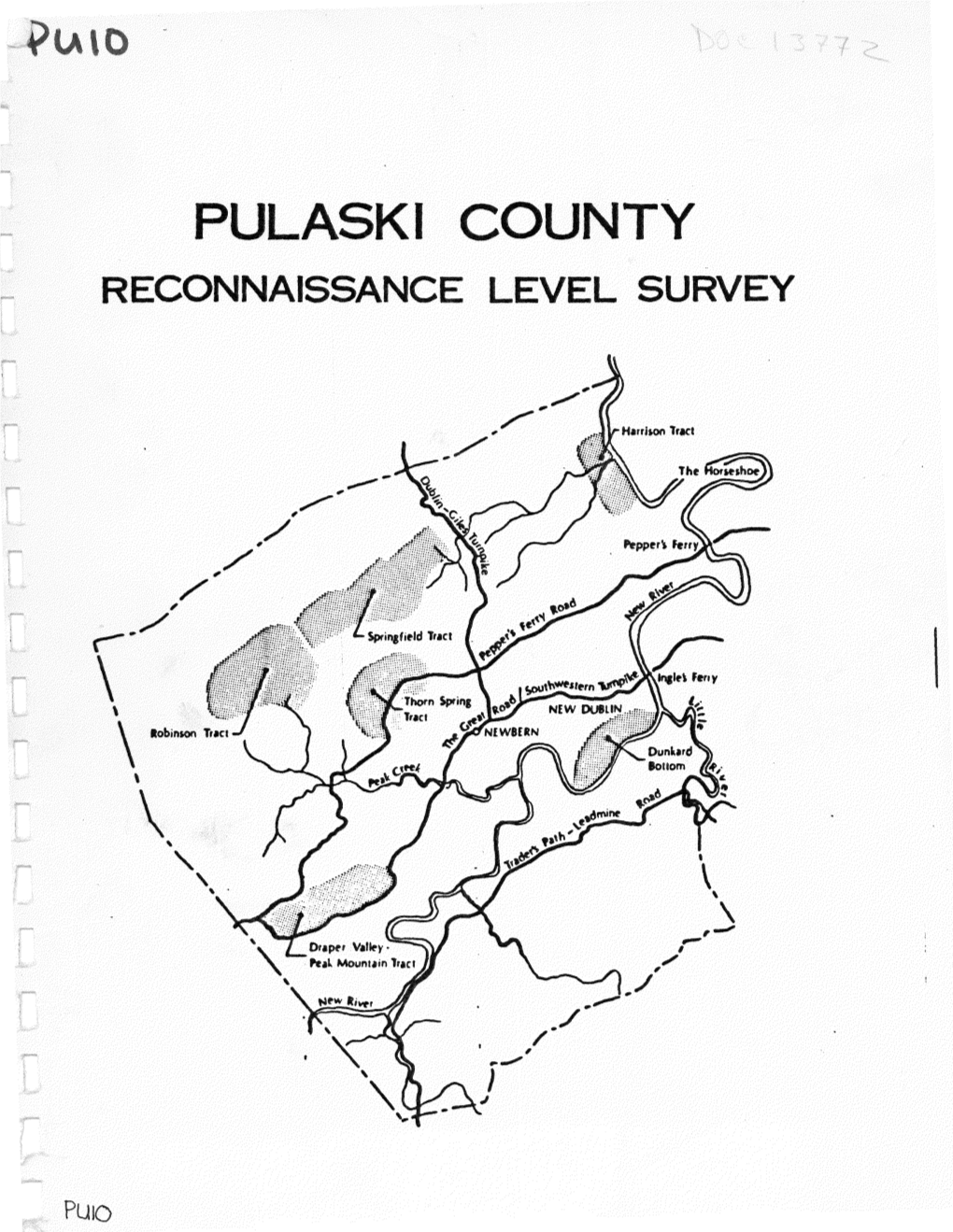 Pulaski County Reconnaissance Level Survey