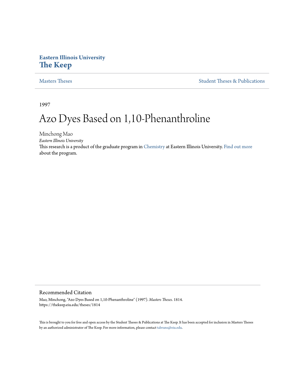 Azo Dyes Based on 1,10-Phenanthroline