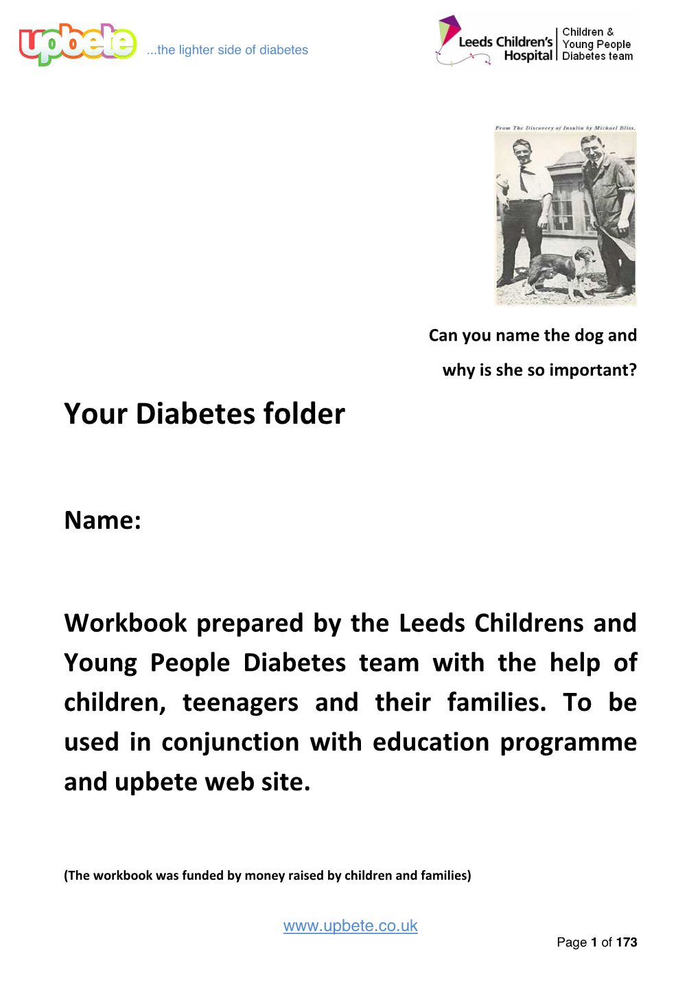 Your Diabetes Folder