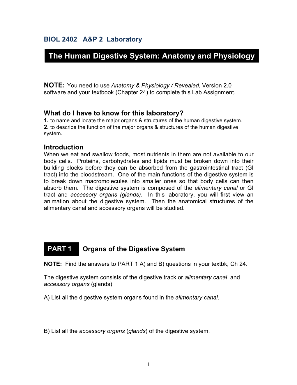 The Human Digestive System: Anatomy and Physiology