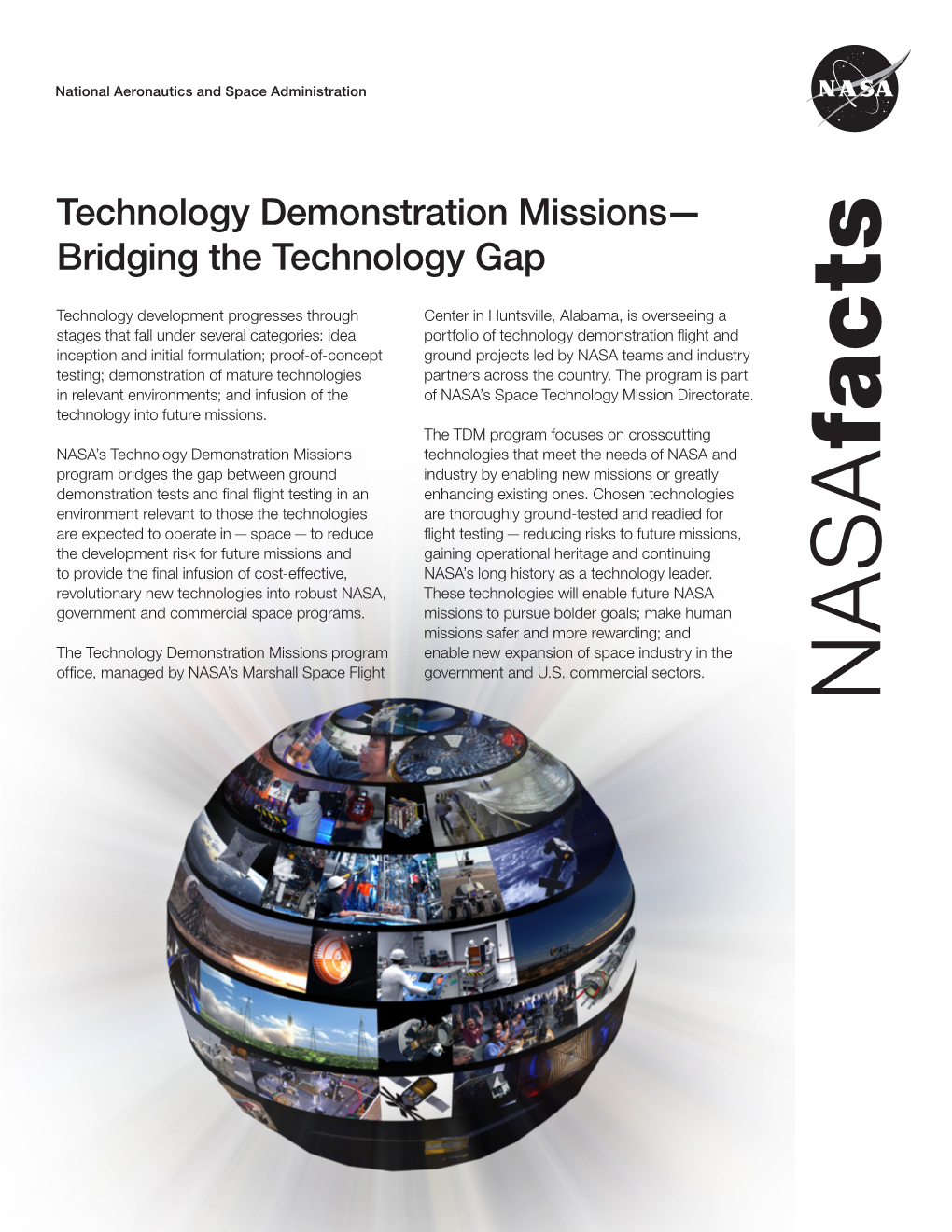 Technology Demonstration Missions— Bridging the Technology Gap