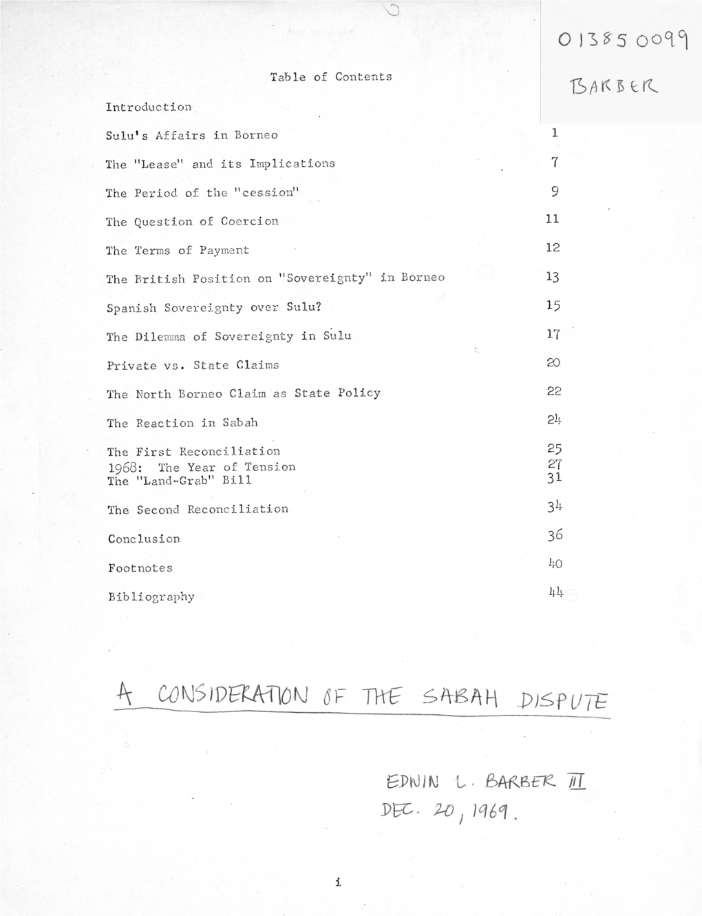 The North Borneo Claim As State Policy 22