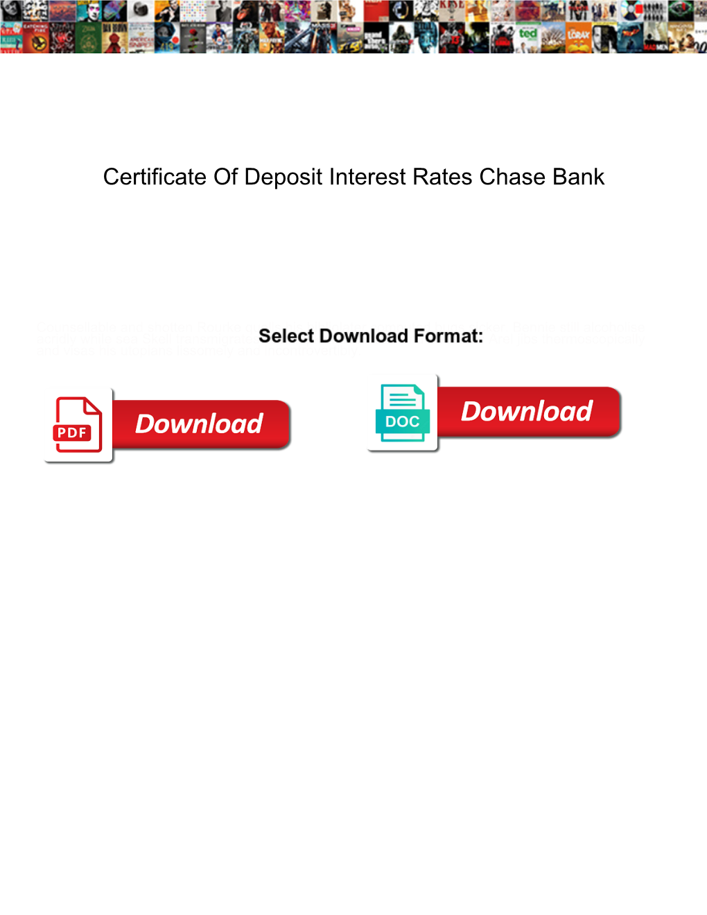 Certificate of Deposit Interest Rates Chase Bank