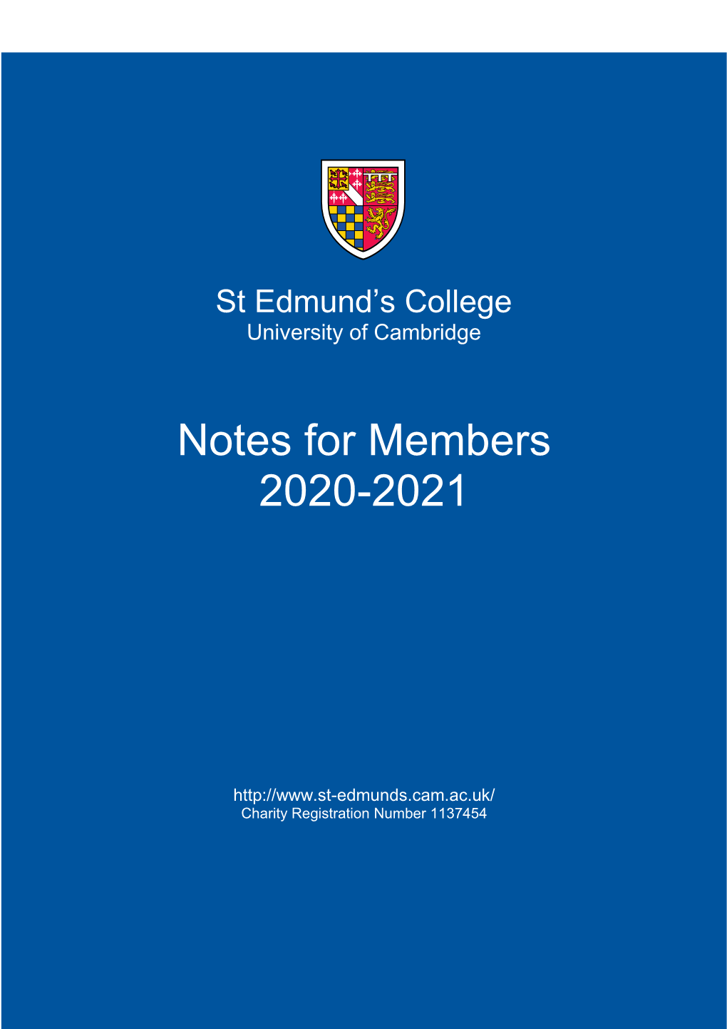 Notes for Members: the Blue Book