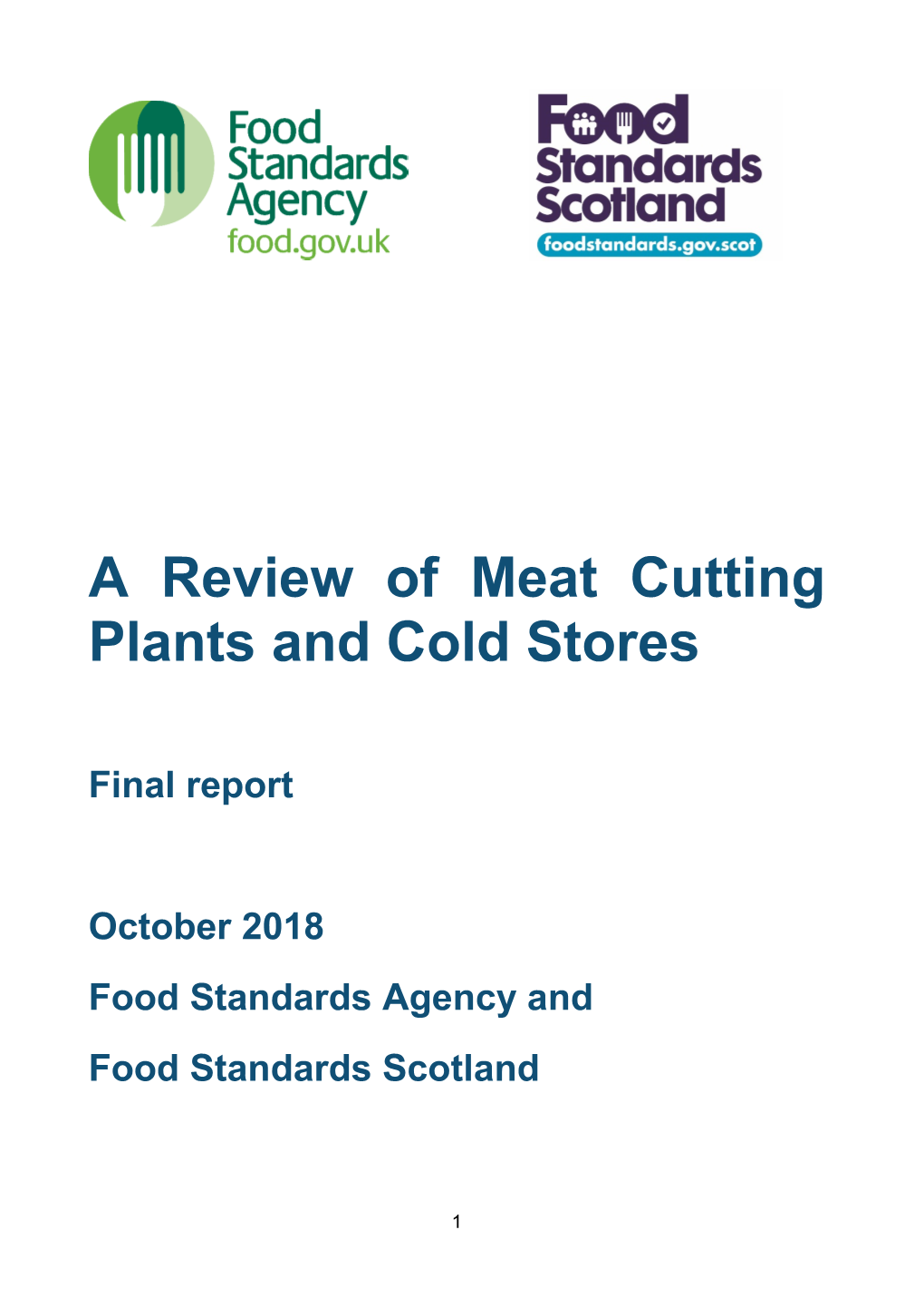 A Review of Meat Cutting Plants and Cold Stores