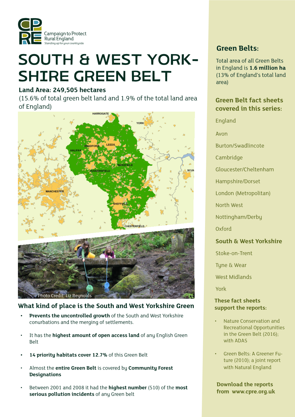 South & West York- Shire Green Belt